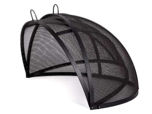 Openable Mesh Spark Screen for Fire Bowl Cook King